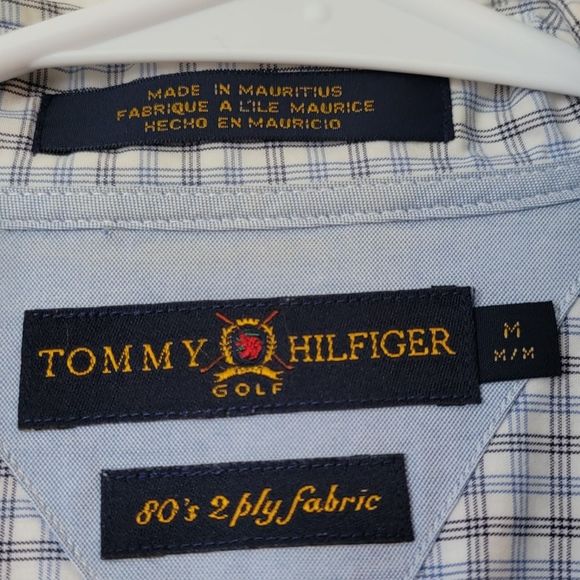 Tommy Hilfiger Golf button up size medium - Picture 3 of 5